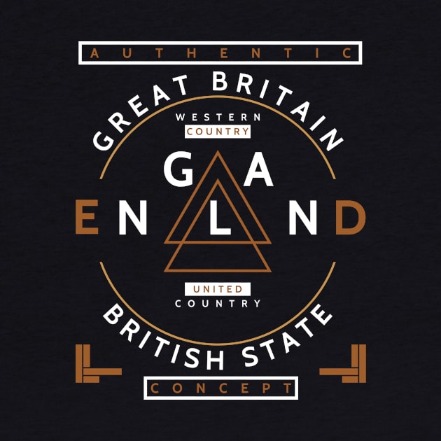 Great Britain England by Studio 9 Designs